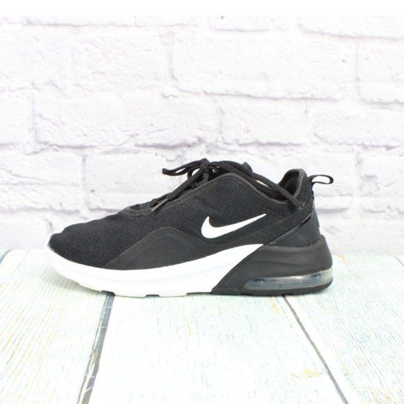 Nike Shoes - Nike Air Max Motion 2 Black White Mesh Marathon Running Sneakers 8.5